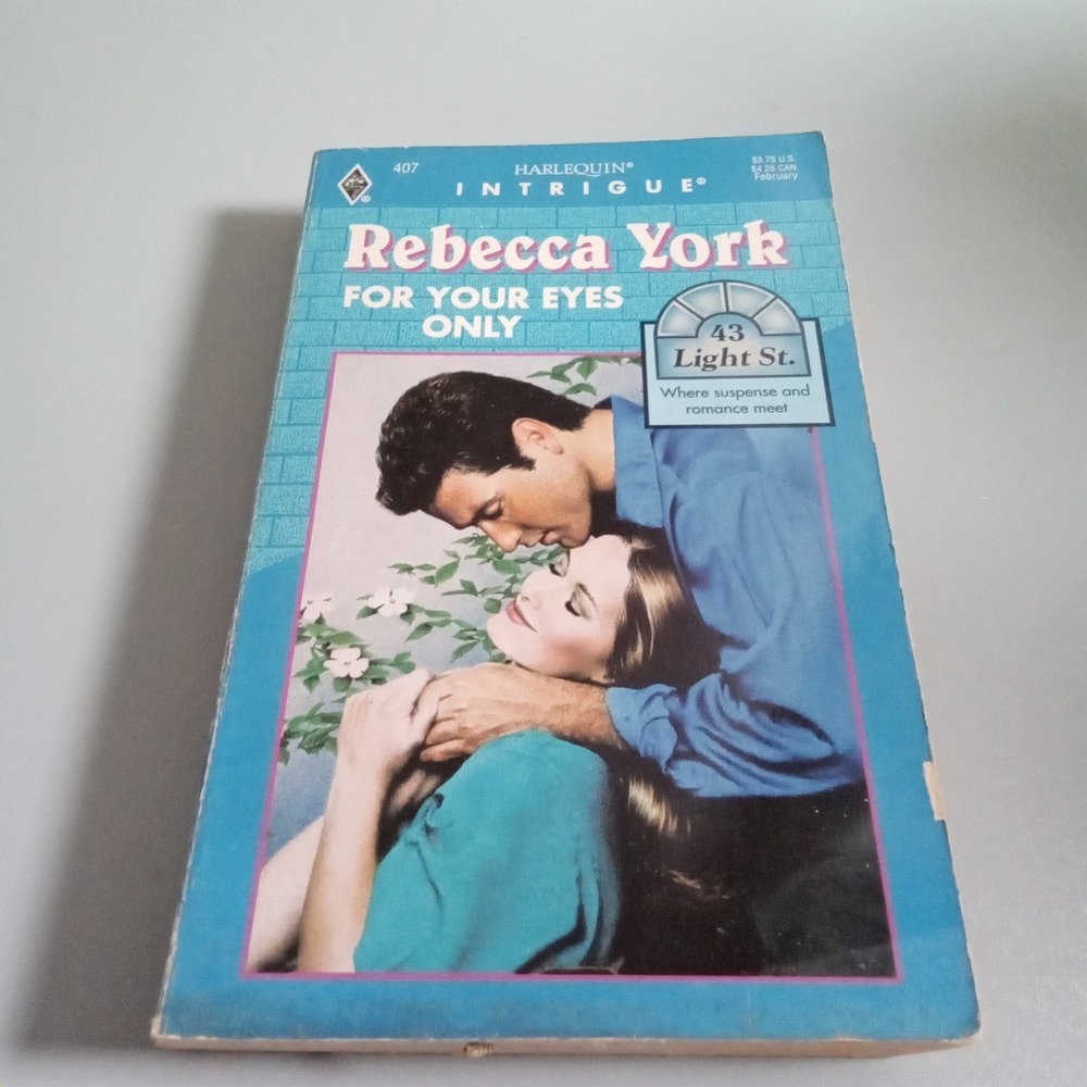 Rebecca York For Your Eyes Only Harlequin Intrigue 407 43 Light St 1997 Book